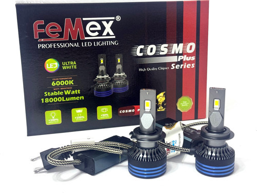 COSMO PLUS H7 Yeni Nesil Güçlendirilmiş Led Far Xenon Led Headlight