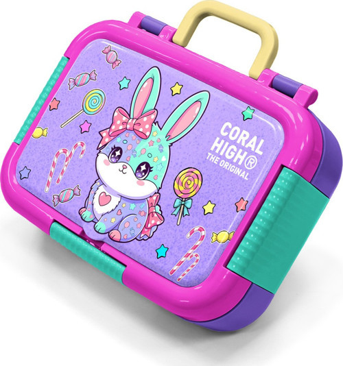 Kids Milka Su Yeşili Tavşan Desenli Paslanmaz Çelik Beslenme Kabı 39155