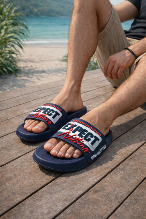 EXPECT Erkek Terlik Deniz Plaj Havuz Terliği Banyo Bahçe Balkon Hastane Ev Terliği