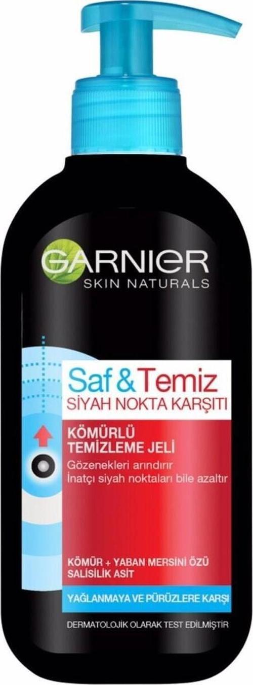 Saf & Temiz Siyah Nokta Karşıtı Kömürlü Temizleme Jeli 200ml 3600542082228
