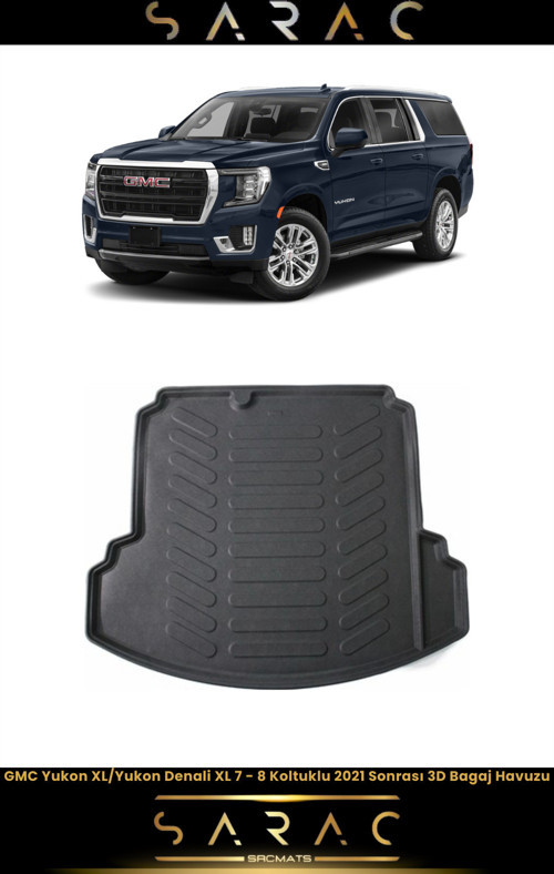 Gmc Yukon/Xl Denali 7-8 Koltuk 2021 Model 3D Bagaj Havuzu