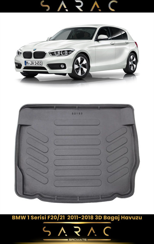 Bmw 1 Serisi F20/F21 Hb 2014 Model Araca Özel 3D Bagaj Havuzu