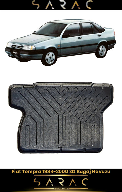 Fiat Tempra 1994 Model Araca Özel 3D Bagaj Havuzu