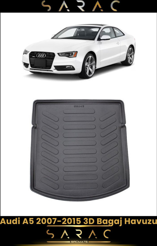 Audi A5 Sedan 2013 Model Araca Özel 3D Bagaj Havuzu