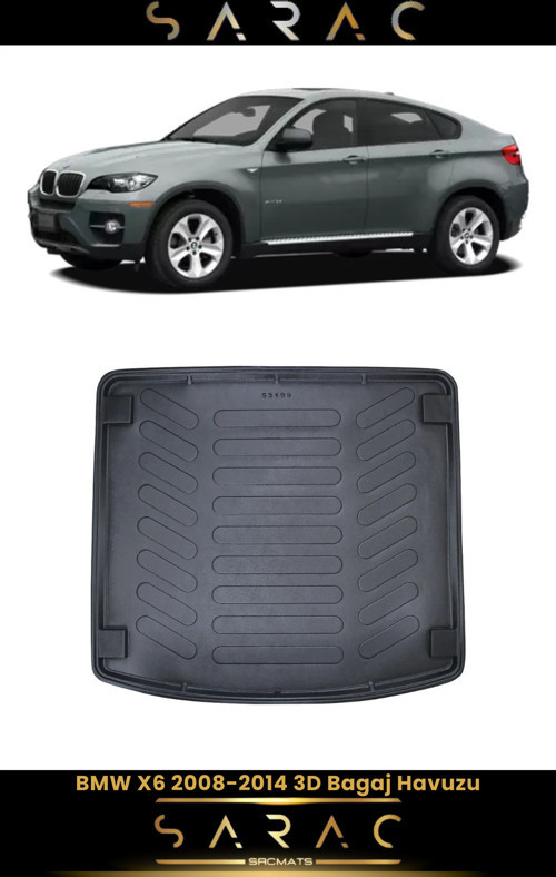 Bmw X6 2010 Model Araca Özel 3D Bagaj Havuzu
