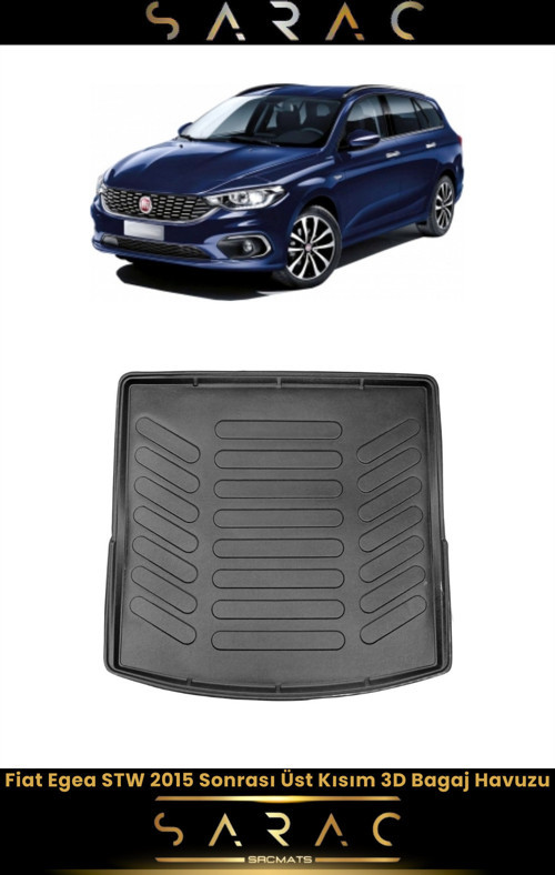 Fiat Egea Stw 2024 Model Üst Kademe Araca Özel 3D Bagaj Havuzu
