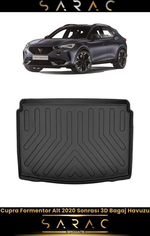 Cupra Formentor 2021 Model Alt Kademe Araca Özel 3D Bagaj Havuzu