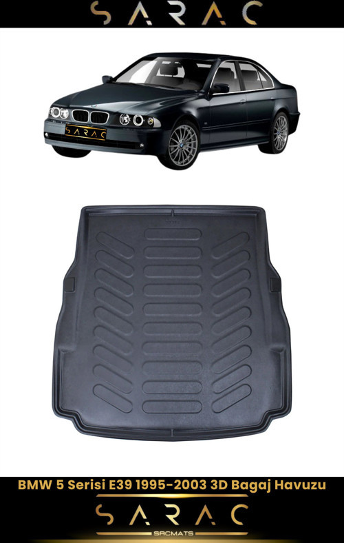 Bmw 5 Serisi Coupe E39 1997 Model Araca Özel 3D Bagaj Havuzu