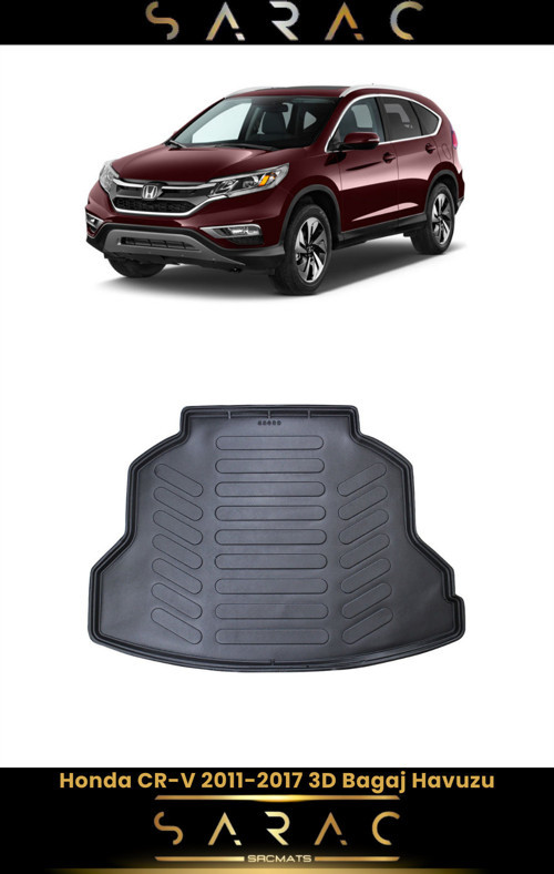 Honda Cr-V 2015 Model Araca Özel 3D Bagaj Havuzu