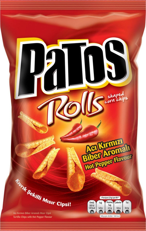 Rolls Acı Mısır Cipsi Aile Boyu 20gr X 80
