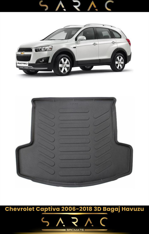 Chevrolet Captiva 2017 Model Araca Özel 3D Bagaj Havuzu