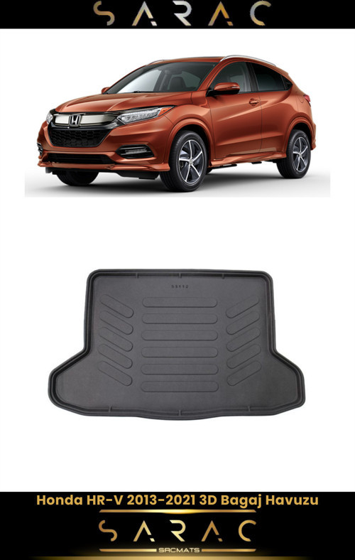 Honda Hr-V 2020 Model Araca Özel 3D Bagaj Havuzu