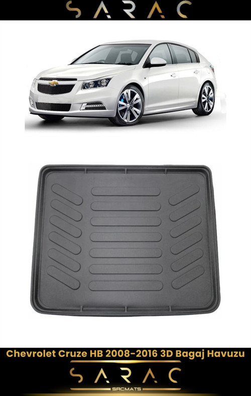 Chevrolet Cruze Hatchback 2014 Model Araca Özel 3D Bagaj Havuzu