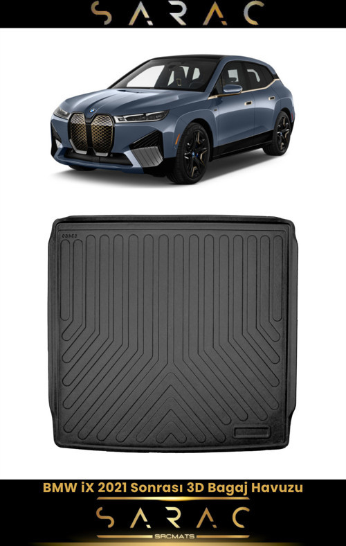Bmw Ix 2021 Model Araca Özel 3D Bagaj Havuzu