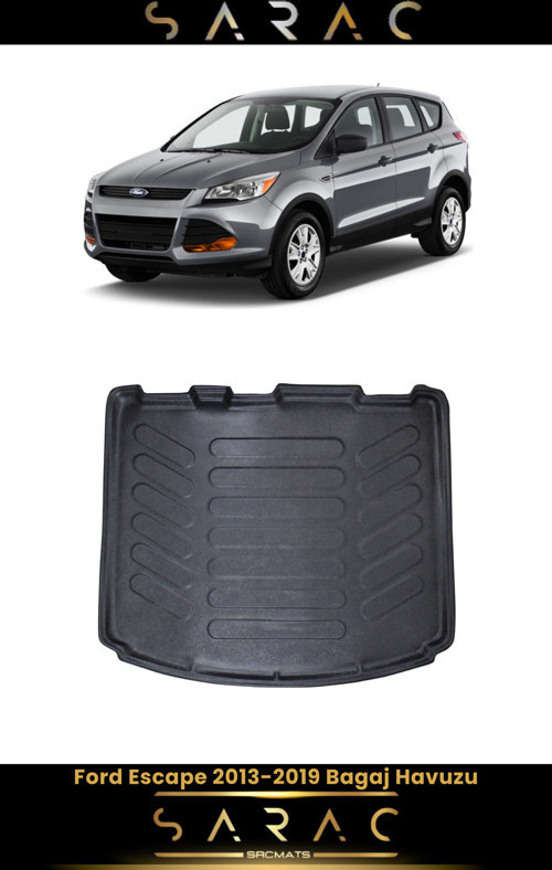 Ford Escape 2015 Model Araca Özel 3D Bagaj Havuzu