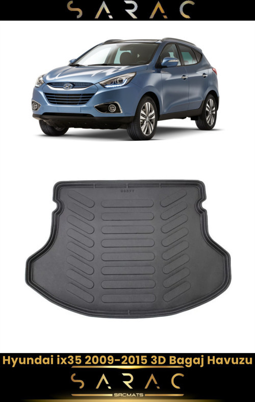 Hyundai Ix35 2009 Model Araca Özel 3D Bagaj Havuzu