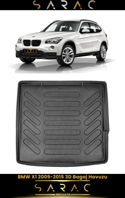 Bmw X1 2009 Model Araca Özel 3D Bagaj Havuzu