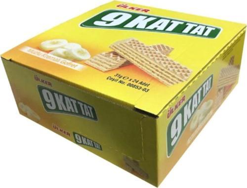 9 Kat Tat Muzlu Gofret 24 Adet