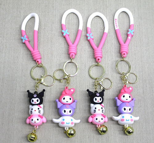 Hello Kitty Serisi Silikon Anahtarlık Liv657