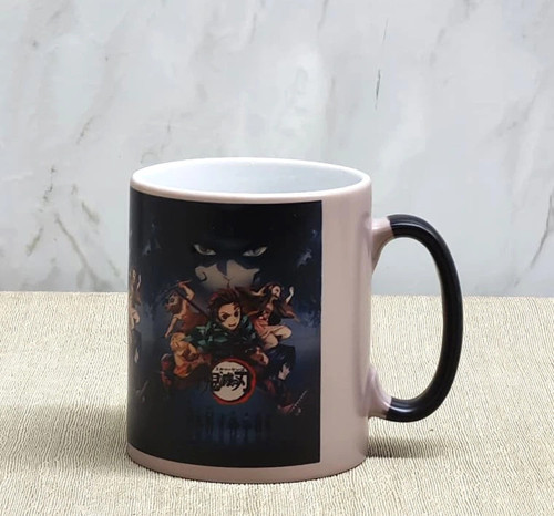 Porselen Renk Değiştiren Demon Slayer Kupa Bardak ALiv100