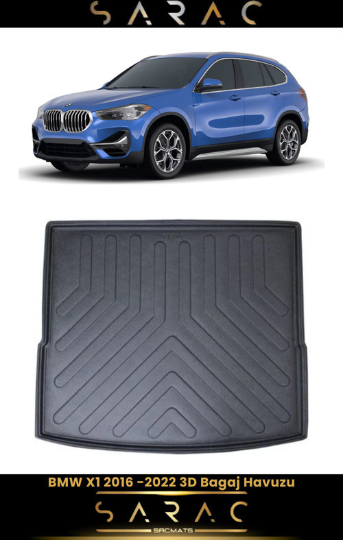 Bmw X1 2017 Model Araca Özel 3D Bagaj Havuzu