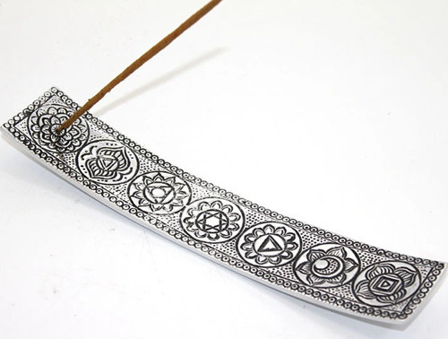 Metal Kayık 7 Çakra ( Chakra ) Tütsülük Liv1967