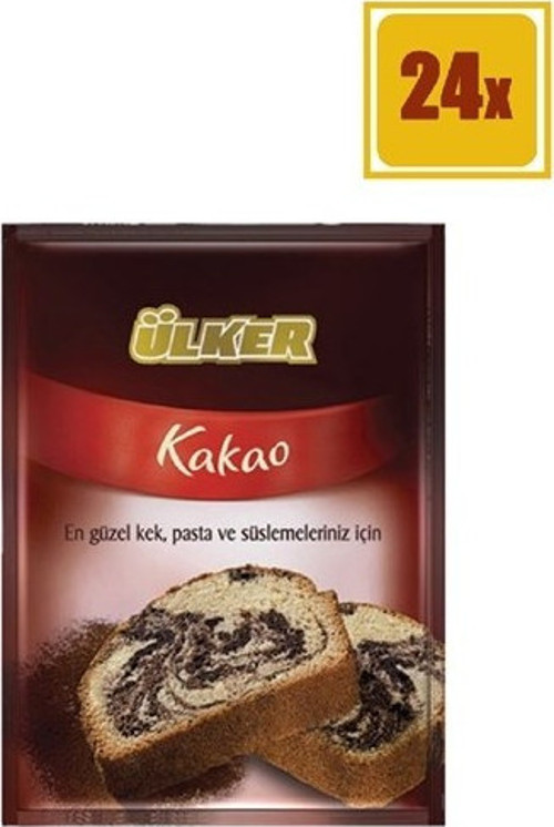 Toz Poşet Kakao - En Güzel Kek, Pasta ve Süslemeleriniz İçin - 25 gram - 24 Adet