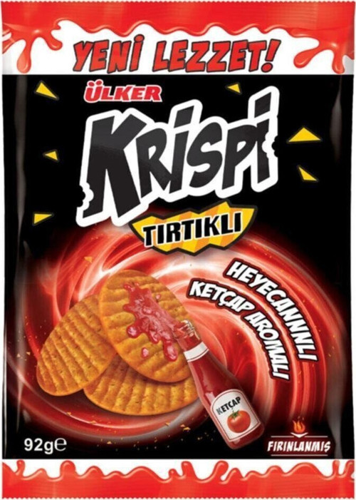 Krispi Tırtıklı Kraker Ketçaplı 92 gr