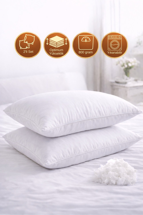 2 adet Silikon Yastık 800 Gr
