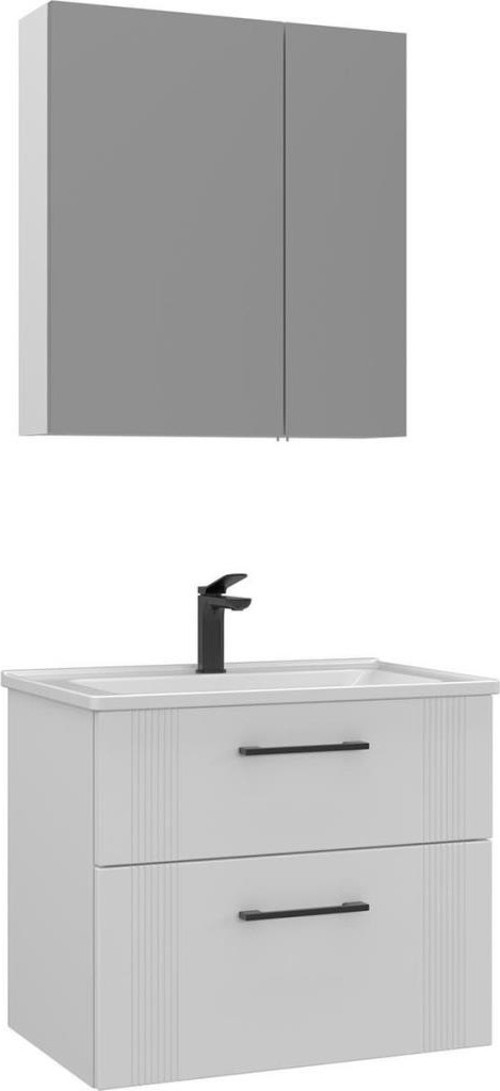 Banyo Dolabı Takım Bari 65 Cm Mat Beyaz