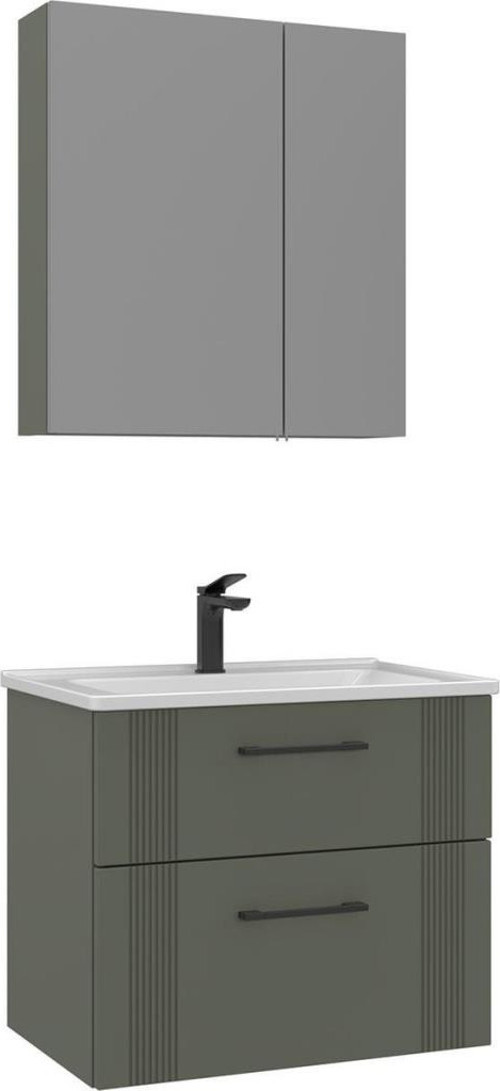 Banyo Dolabı Takım Bari 65 Cm Mat Yeşil