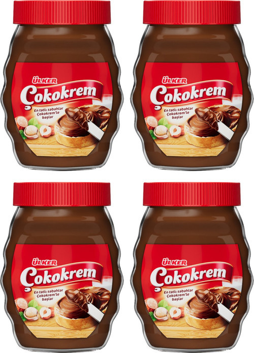 Çokokrem 650 gr Cam Kavanoz x 4 Adet