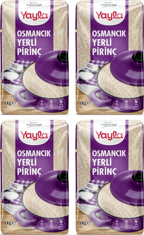 Osmancık Pirinç 1 kg x 4 Adet