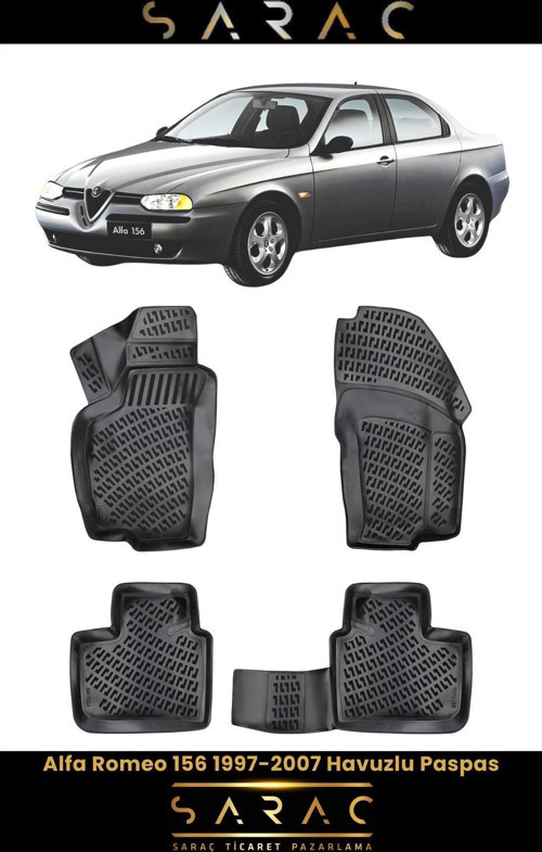 Alfa Romeo 156 2000 Model 3D Havuzlu Paspas