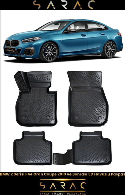 Bmw 2 Serisi F44 Gran Coupe 2020 Model 3D Havuzlu Paspas