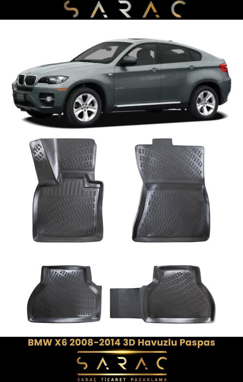 Bmw X6 2013 Model 3D Havuzlu Paspas