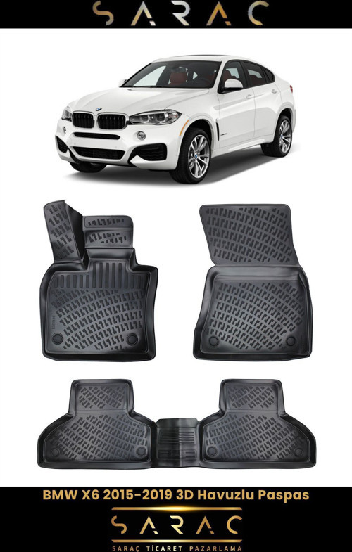Bmw X6 2016 Model 3D Havuzlu Paspas