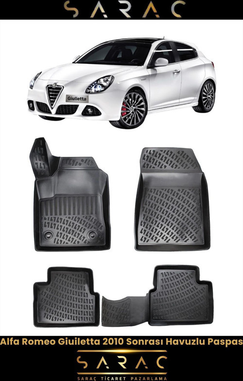 Alfa Romeo Giuiletta 2017 Model 3D Havuzlu Paspas