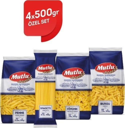 Karma Kutu 500gr X 4 Paket (spagetti - Penne - Burgu - Fiyonk)