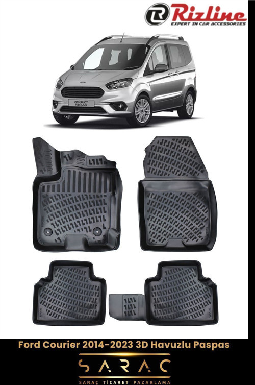 Ford Courier 2015 Model 3D Havuzlu Paspas