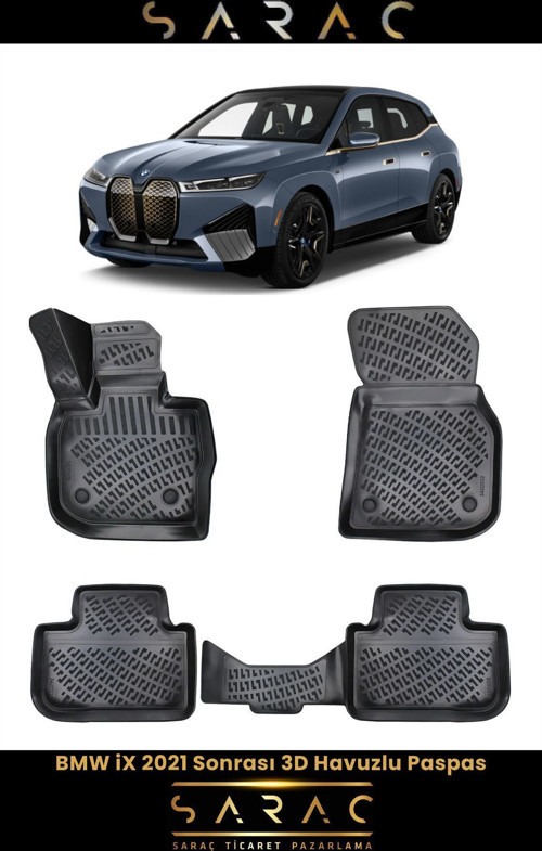 Bmw Ix 2024 Model 3D Havuzlu Paspas