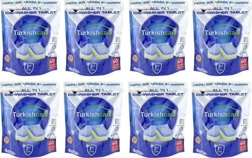 Hepsi 1 Arada Bulaşık Makinesi Tableti 40'lı x 8 Paket (320 Tablet)