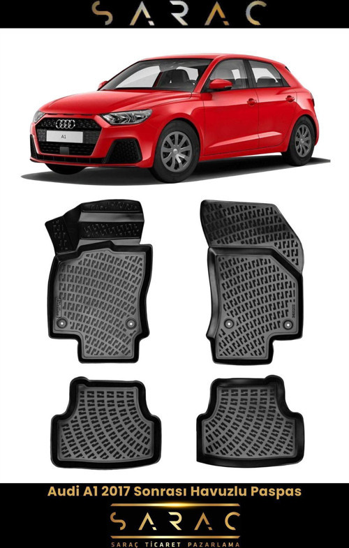 Audi A1 2024 Model 3D Havuzlu Paspas