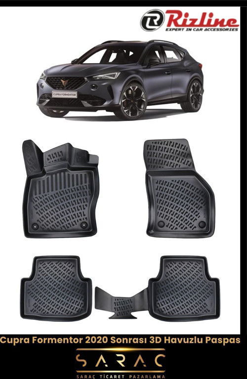 Cupra Formentor 2022 Model 3D Havuzlu Paspas