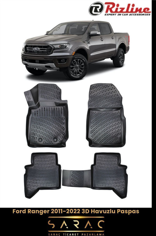 Ford Ranger 2011 Model 3D Havuzlu Paspas