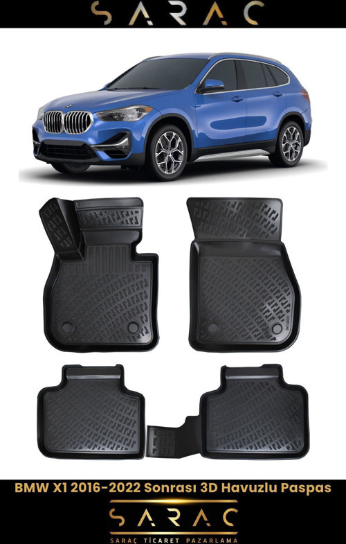 Bmw X1 2018 Model 3D Havuzlu Paspas