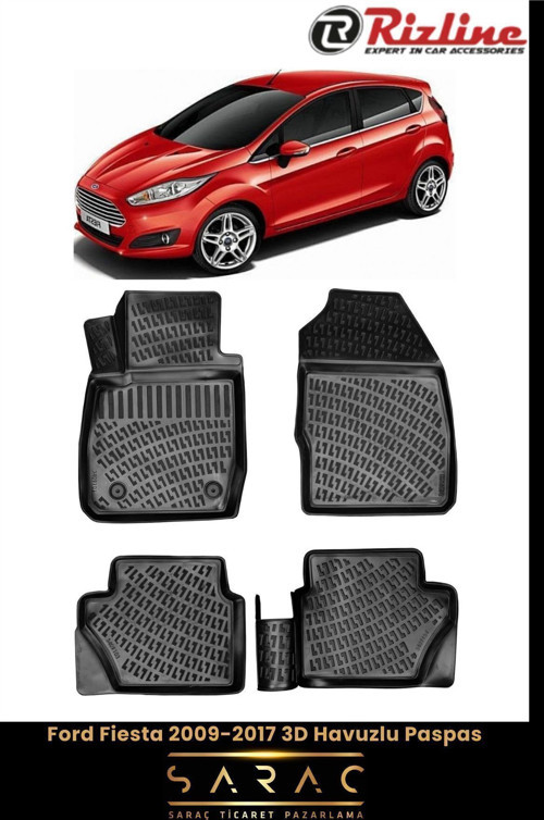 Ford Fiesta 2012 Model 3D Havuzlu Paspas