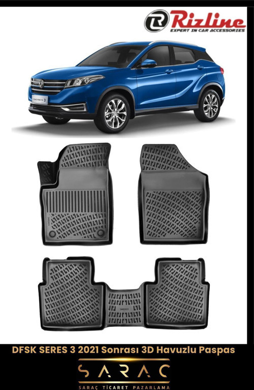 Dfsk Seres 3 2021 Model 3D Havuzlu Paspas