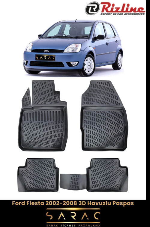 Ford Fiesta 5 Kapı 2005 Model 3D Havuzlu Paspas