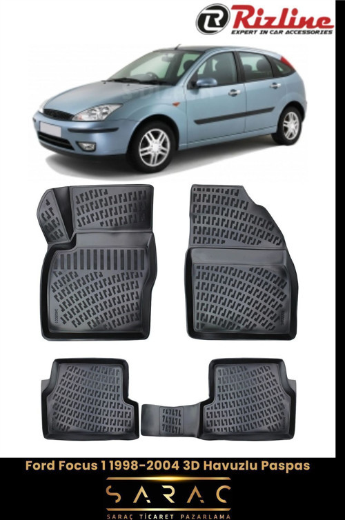Ford Focus 1 1998-2004 3D Havuzlu Paspas